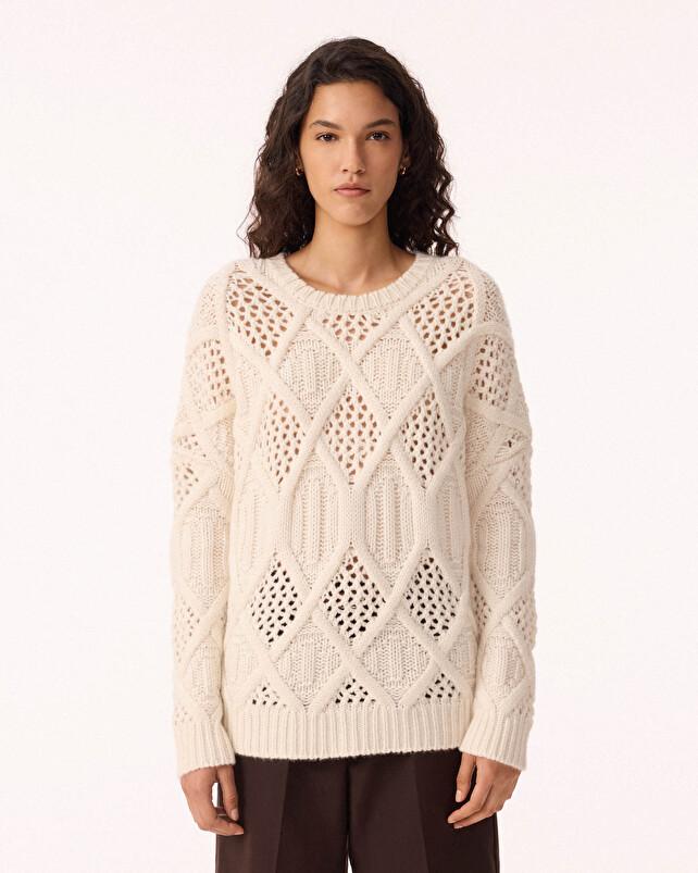 Kujten Pull Romelie Kuro Pull Cachemire Femme Col Rond 8 Fils