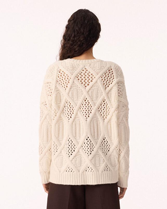 Kujten Pull Romelie Kuro Pull Cachemire Femme Col Rond 8 Fils