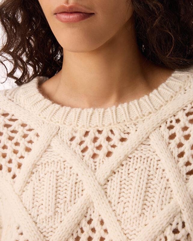 Kujten Pull Romelie Kuro Pull Cachemire Femme Col Rond 8 Fils