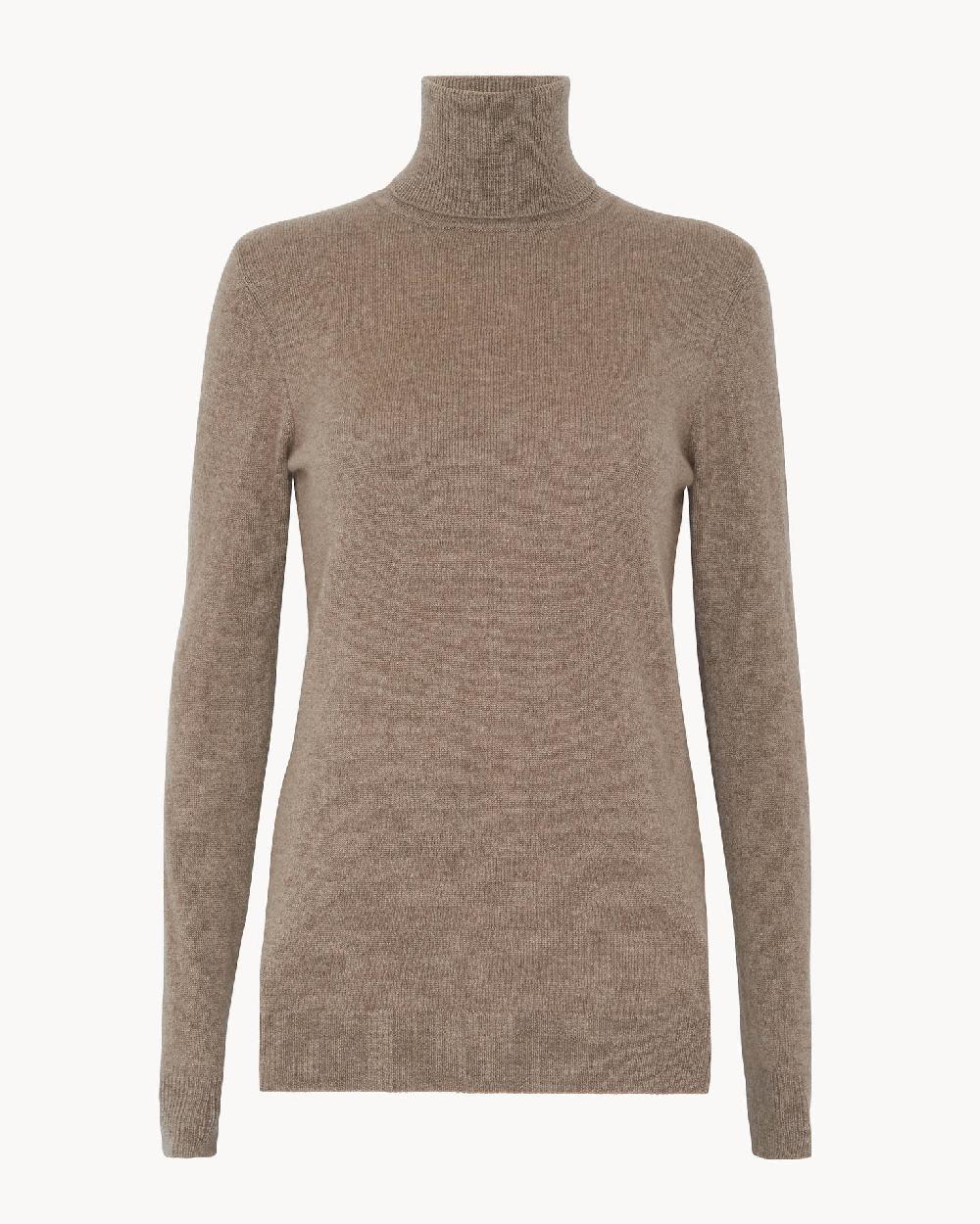 Kujten Pull Romy Pull 100% Cachemire Col Roulé Basic