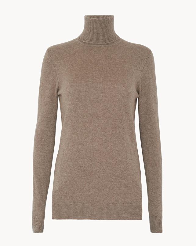 kujten Pull romy Pull 100% cachemire col roulé basic