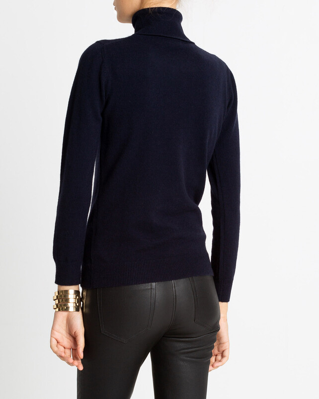 Kujten Pull Romy Pull 100% Cachemire Col Roulé Basic