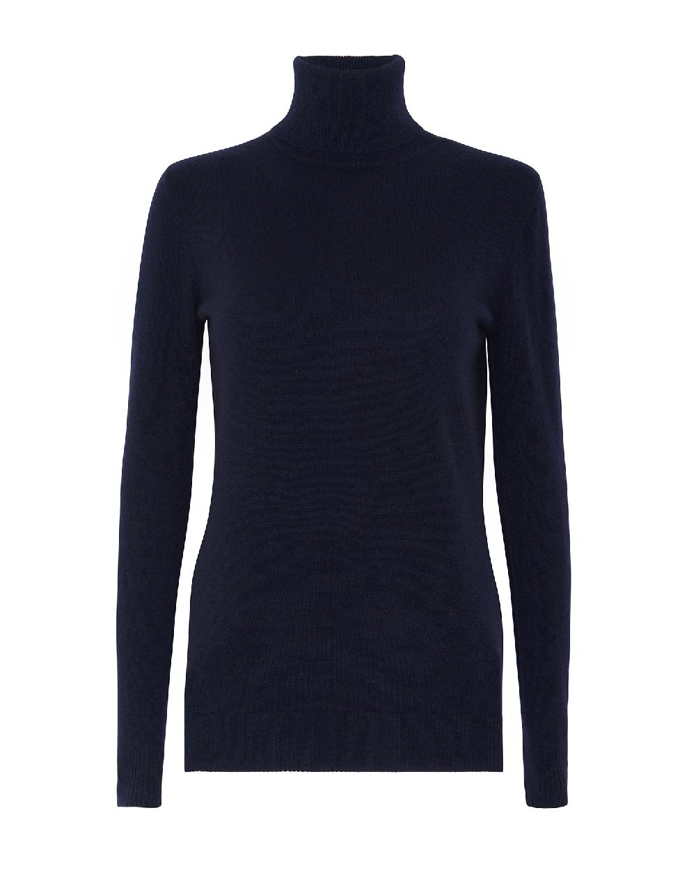 Kujten Pull Romy Pull 100% Cachemire Col Roulé Basic