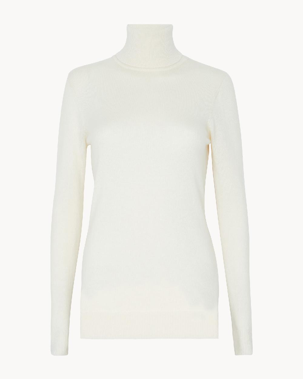 Kujten Pull Romy Pull 100% Cachemire Col Roulé Basic