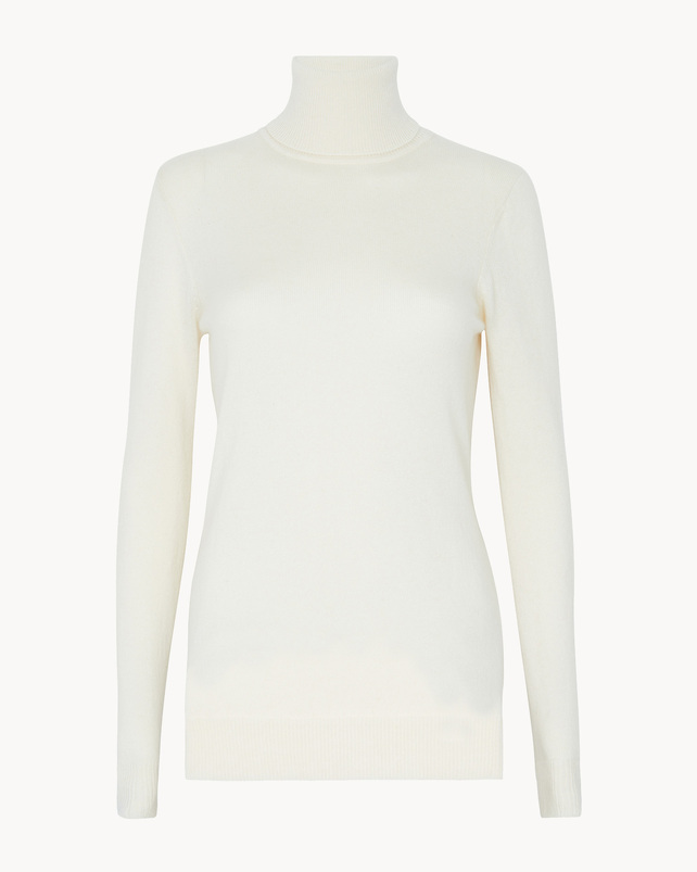 kujten Pull romy Pull 100% cachemire col roulé basic