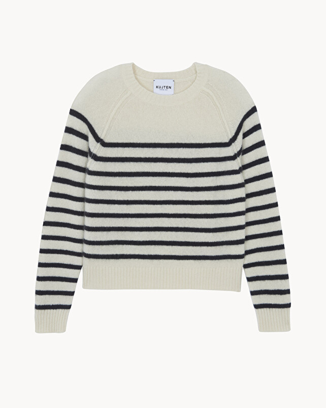 Kujten Pull Shima Pull Cachemire Femme Col Rond 2 Fils