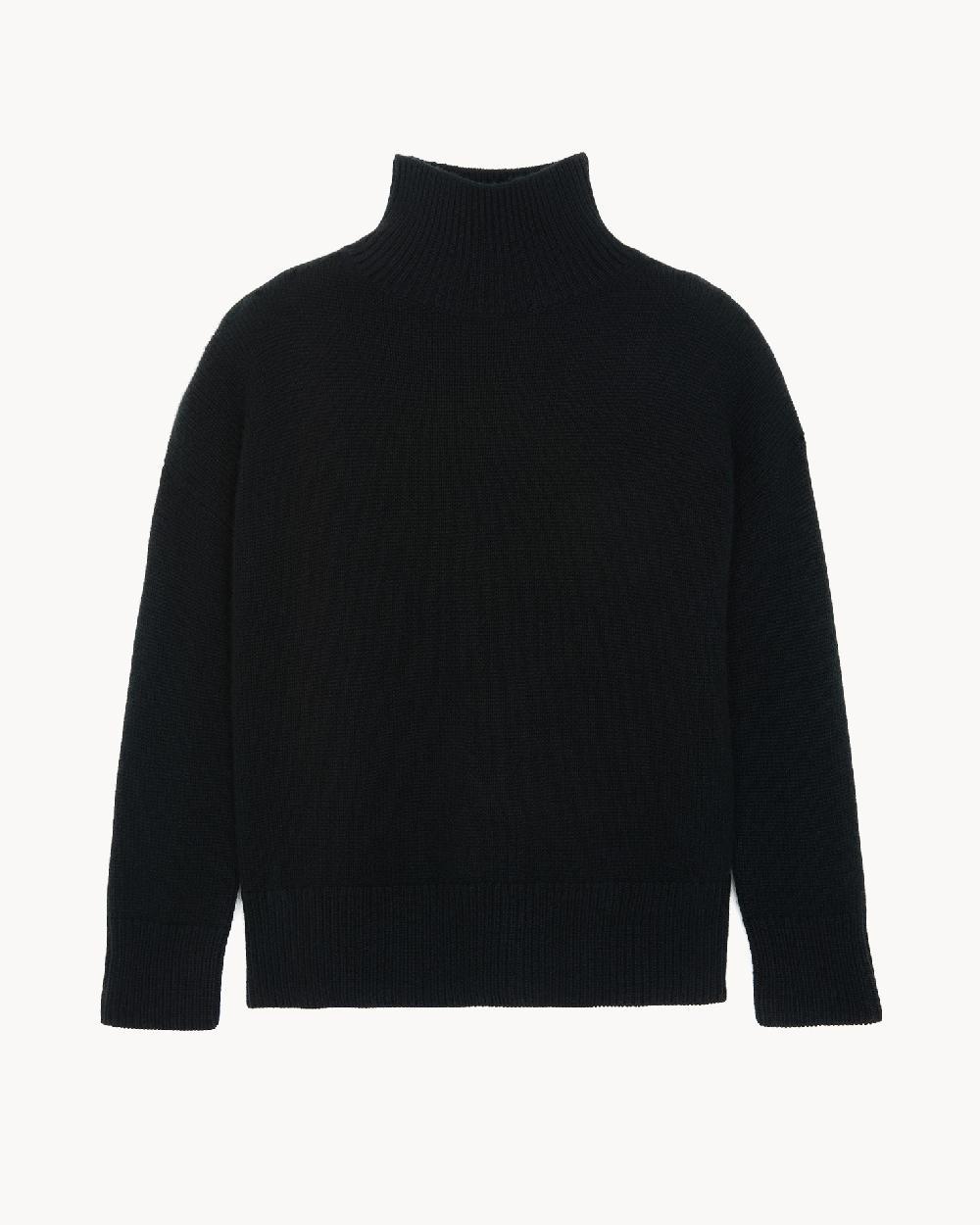 Kujten Pull Ulla Pull Cachemire Col Cheminée Oversize