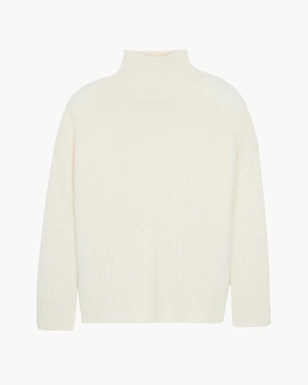 Kujten Pull Ulla Pull Cachemire Femme Col Cheminée Oversize