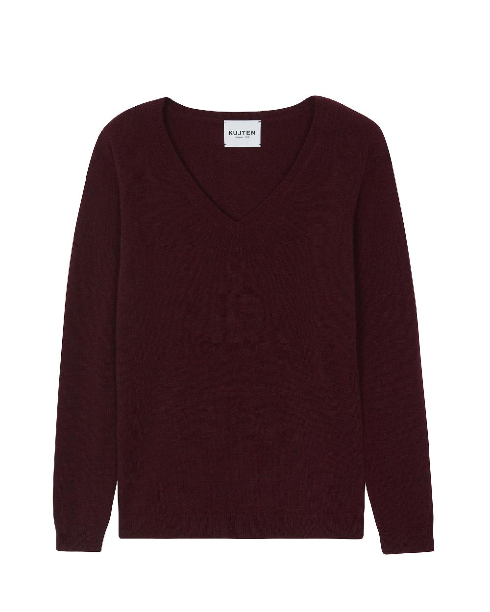 Kujten Pull Vicky Pull Cachemire Manches Longues Basic