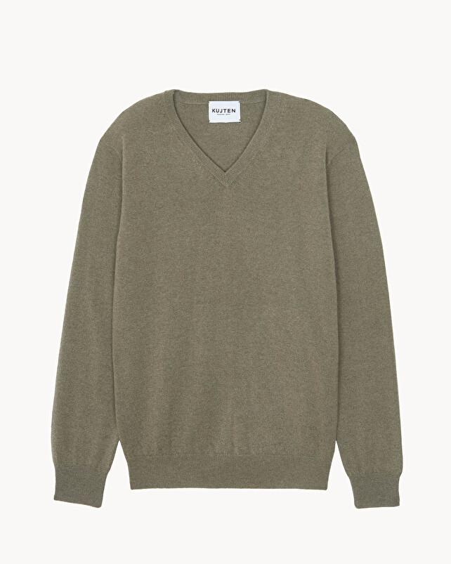 kujten Pull vince Pull Cachemire Col V Basic 2 fils