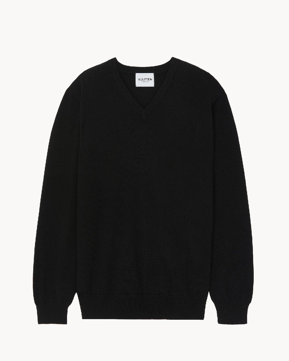 Kujten Pull Vince Pull Cachemire Col V Basic 2 Fils