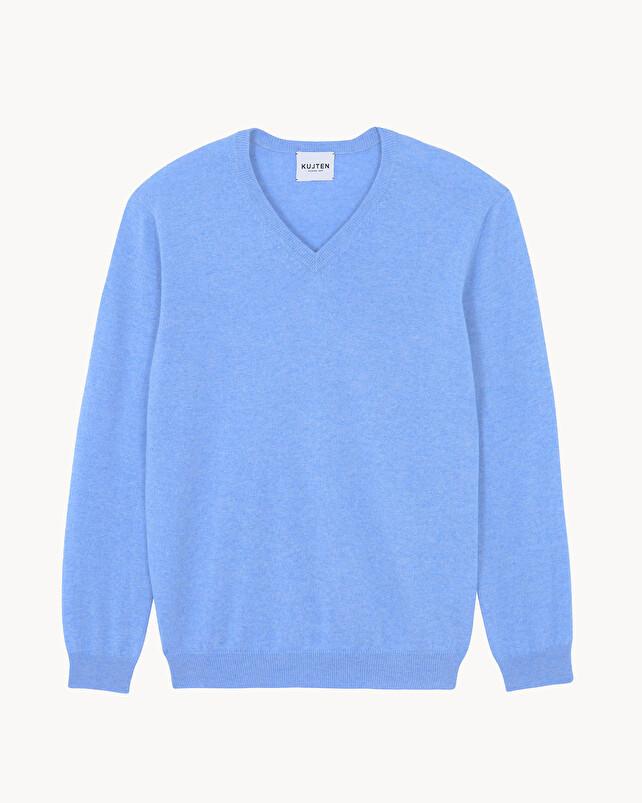 kujten Pull vince Pull Cachemire Col V Basic 2 fils