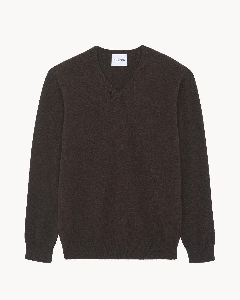 Kujten Pull Vince Pull Cachemire Col V Basic 2 Fils