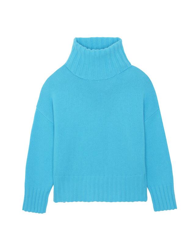 kujten Pull yoko Pull cachemire col roulé oversize femme