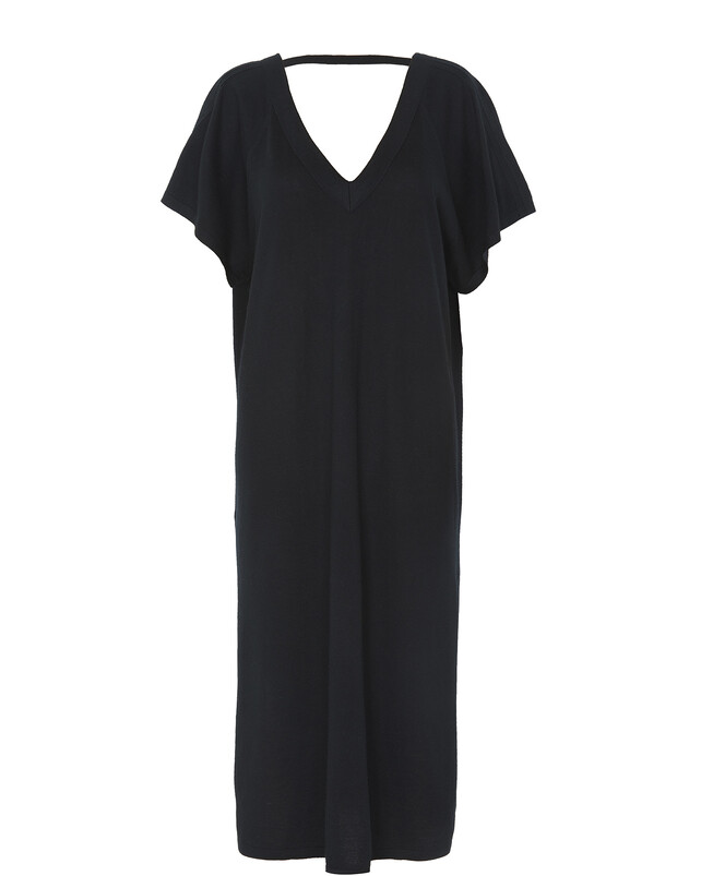 kujten Robe celaya Robe col v oversize soie-cachemire