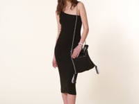 Kujten Robe Dewi Long Robe Longue Asymétrique Soie Et Cachemire 1 Fil