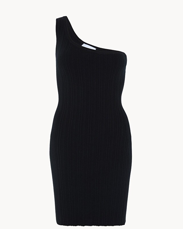 Kujten Robe Dewi Robe Asymétrique Soie Et Cachemire 1 Fil
