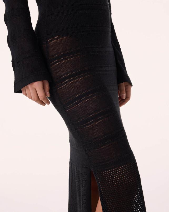 Kujten Robe Koffi Crochet Robe Coton Cachemire Crochet