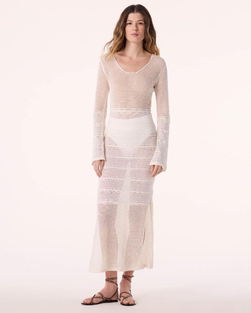 Kujten Robe Koffi Crochet Robe Coton Cachemire Crochet