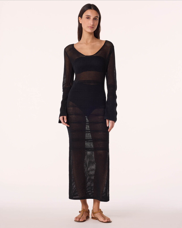 kujten Robe koffi crochet Robe Coton Cachemire Crochet