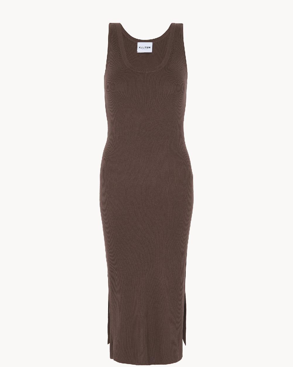 Kujten Robe Nelia Robe Longue Débardeur Cachemire Et Soie