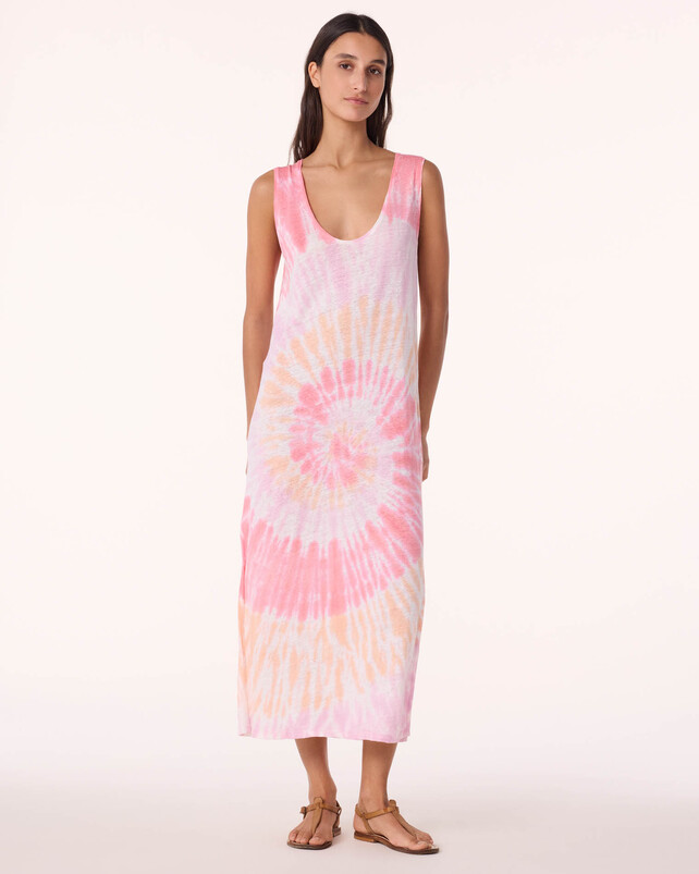 Kujten Robe Ramo Sunny Robe Longue Avec Débardeur Lin