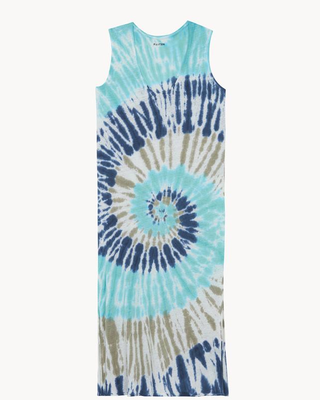 kujten Robe ramo sunny Robe Longue avec Débardeur Lin