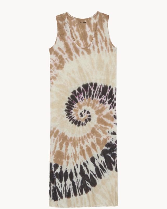 kujten Robe ramo sunny Robe Longue avec Débardeur Lin