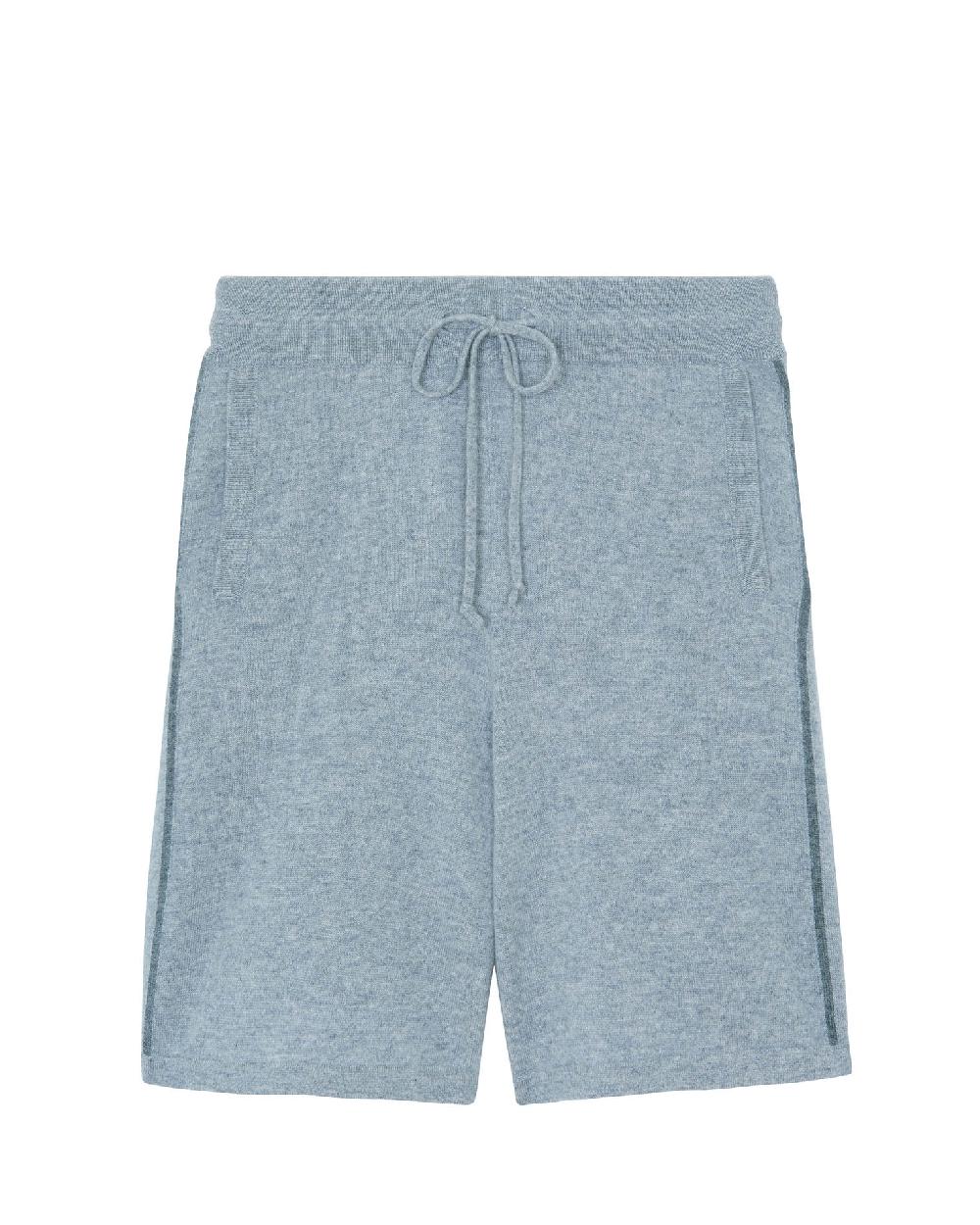 Kujten Short John Short Cachemire Homme Bandes Contrastées