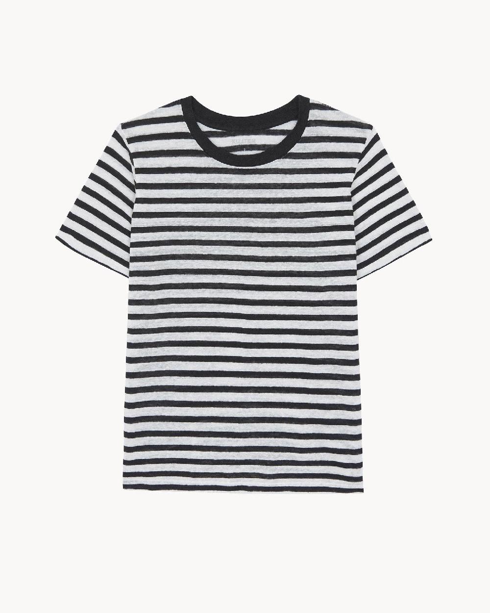 Kujten T-shirt Aya Stripes T-Shirt Marinière Rayé Lin