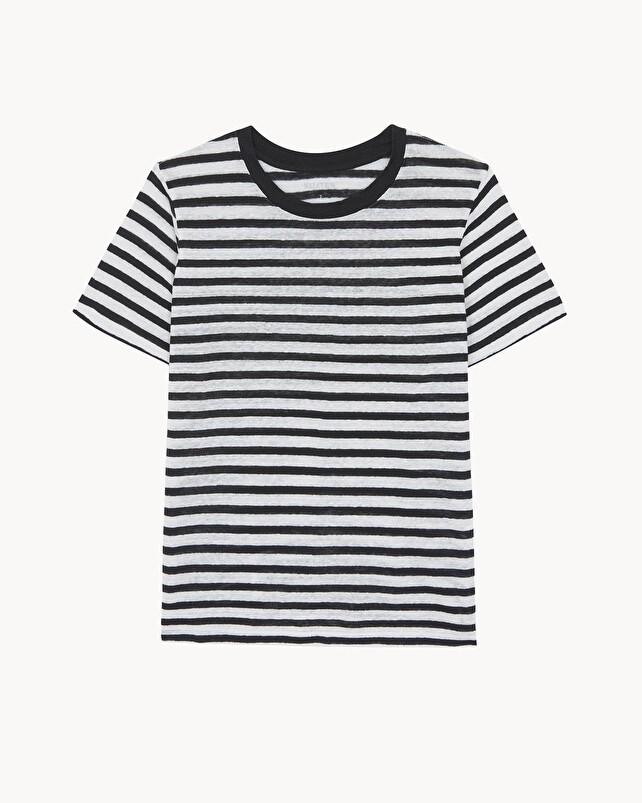 kujten T-shirt aya stripes T-Shirt Marinière Rayé Lin