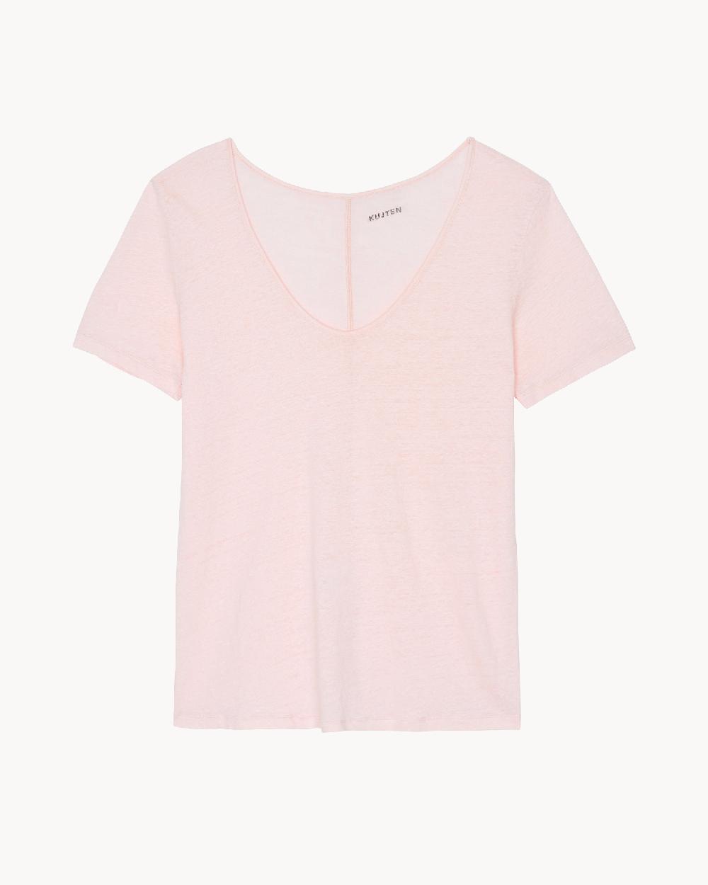 Kujten T-shirt Janis T-shirt En Lin Femme Manches Longues