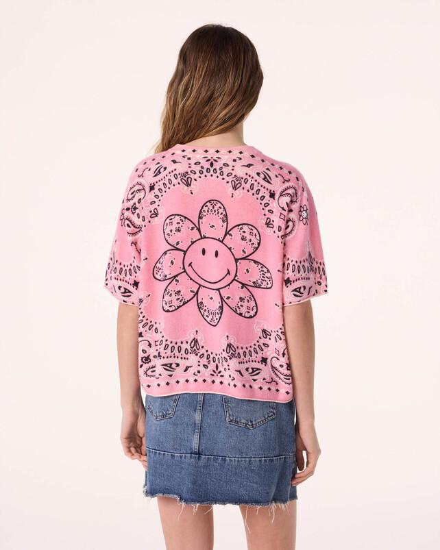 Kujten T-shirt Tee Flower Bico T-Shirt Cachemire Imprimé
