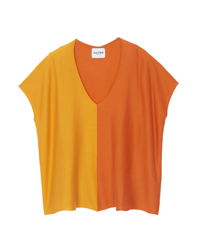 kujten Top nosy cb Top col v oversize cb soie-cachemire