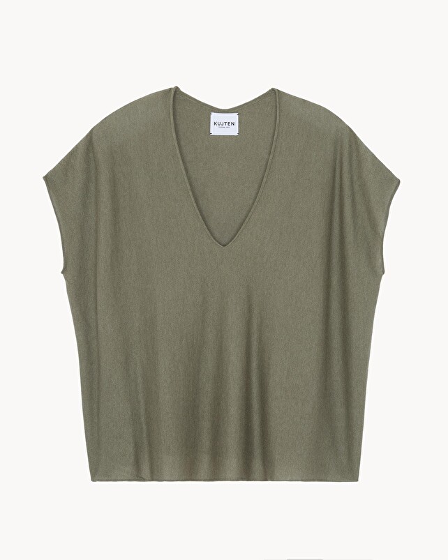 kujten Top nosy Top Col V Oversize Cachemire Et Soie 1 fil