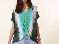 Kujten Top Nyso Top Col V Oversize à Coulisse Cachemire 2 Fils