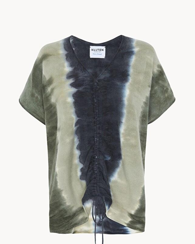 kujten Top nyso Top Col V Oversize à Coulisse Cachemire 2 fils