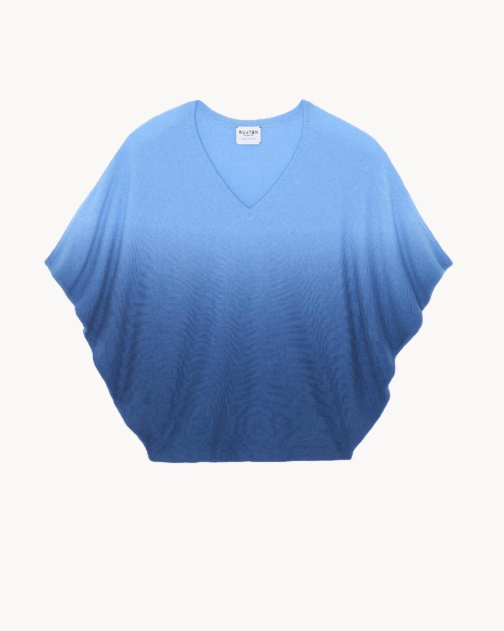 Kujten Top Wabibi Top Sans Manche Col V Cachemire Oversize 2 Fils