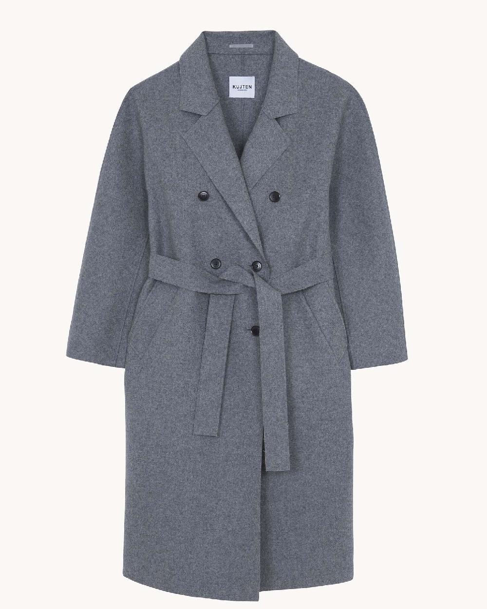 Kujten Trench Bords Aurelia Trench Bords Vifs Cachemire Tissé