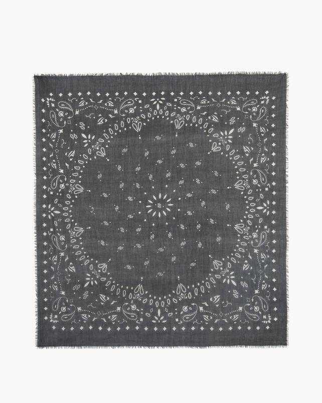 kujten Très grand bandana effy Très Grand bandana voile de cachemire imprimé