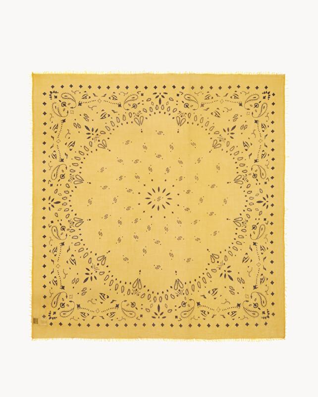 kujten Très grand bandana effy Très Grand bandana voile de cachemire imprimé