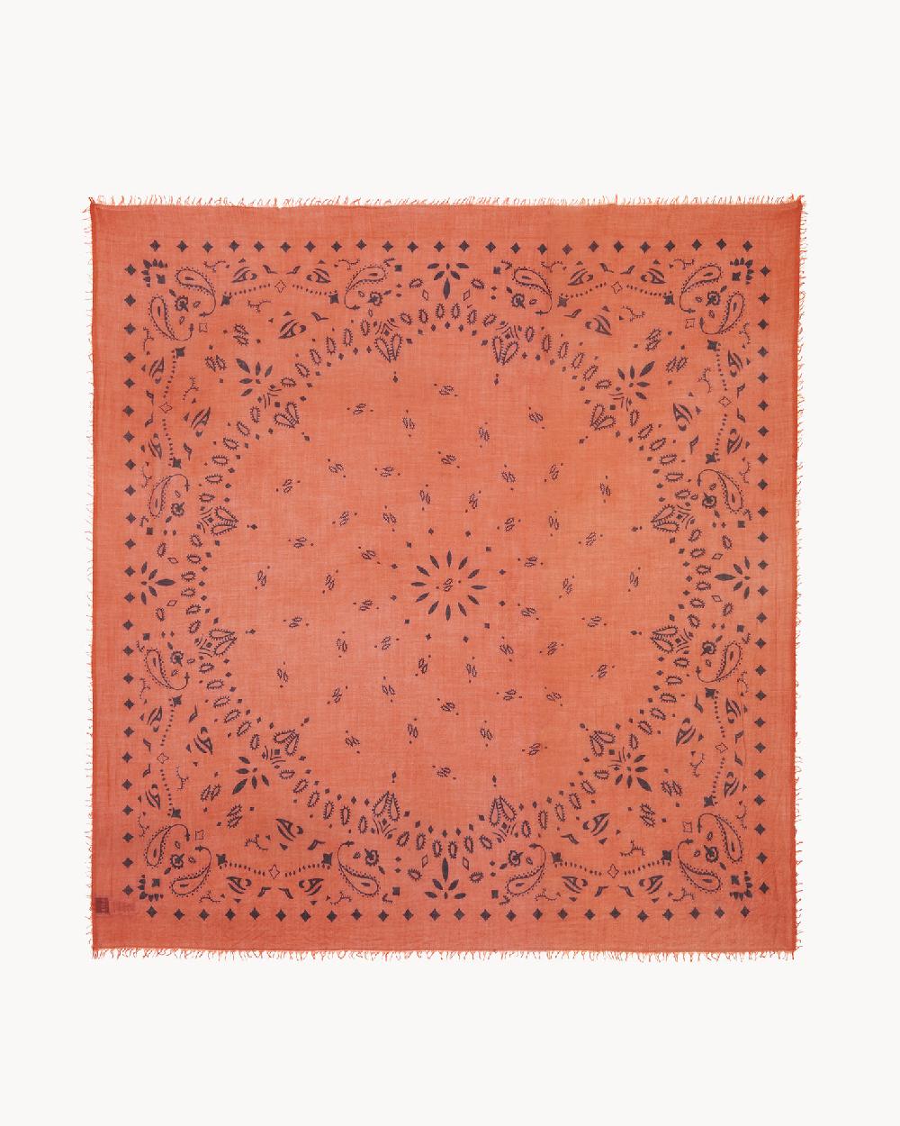 Kujten Très Grand Bandana Effy Très Grand Bandana Voile De Cachemire Imprimé