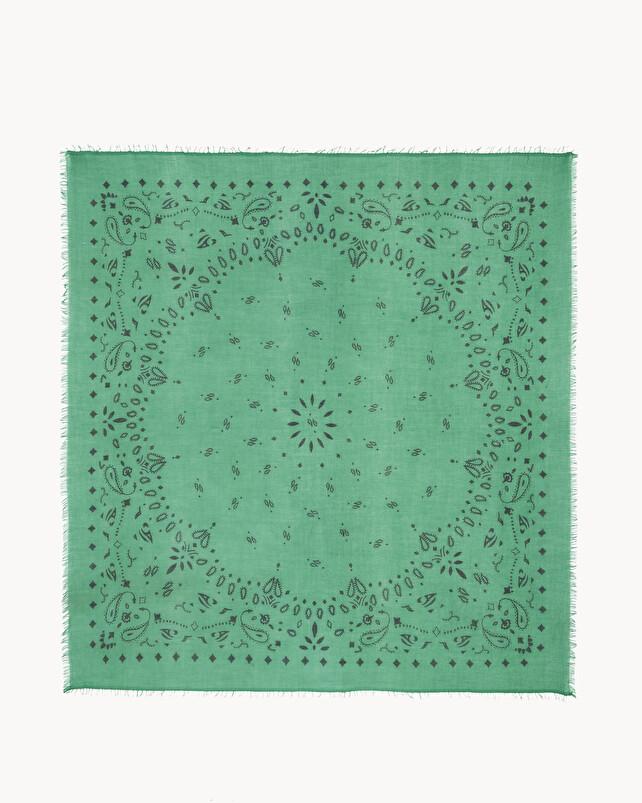 kujten Très grand bandana effy Très Grand bandana voile de cachemire imprimé
