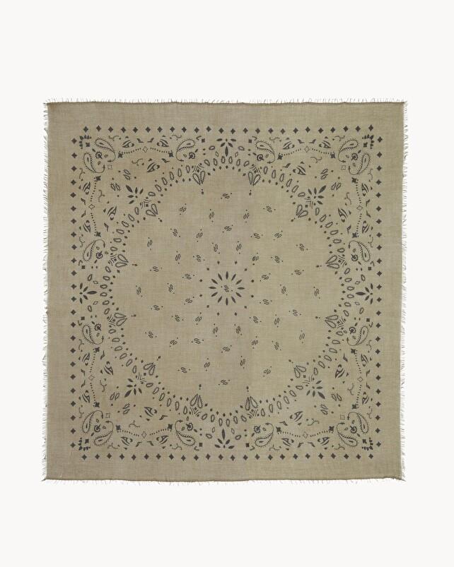 kujten Très grand bandana effy Très Grand bandana voile de cachemire imprimé