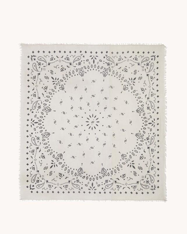 kujten Très grand bandana effy Très Grand bandana voile de cachemire imprimé