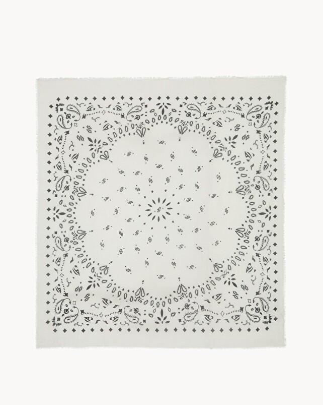 kujten Très grand bandana effy Très Grand bandana voile de cachemire imprimé