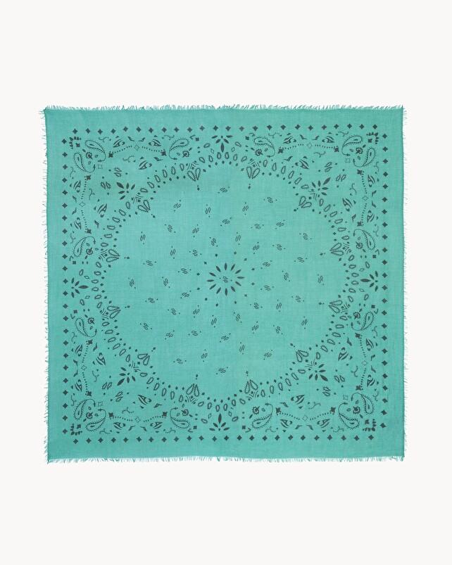 kujten Très grand bandana effy Très Grand bandana voile de cachemire imprimé
