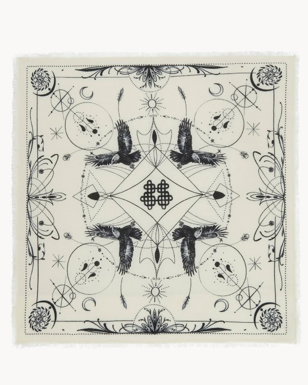 Kujten Très Grand Bandana Loki Très Grand Bandana Cachemire Imprimé 2 Fils