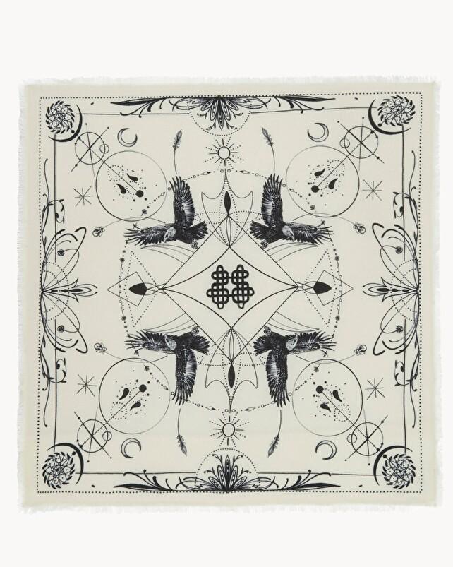 kujten Très grand bandana loki Très Grand bandana cachemire imprimé 2 fils