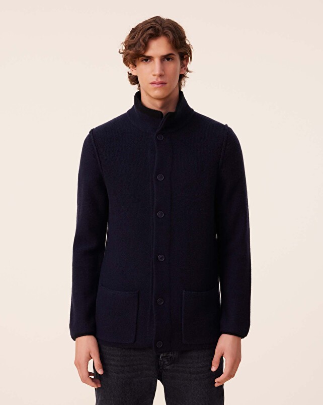 Kujten Veste Dino Veste Cachemire Homme Jersey Envers 8 Fils